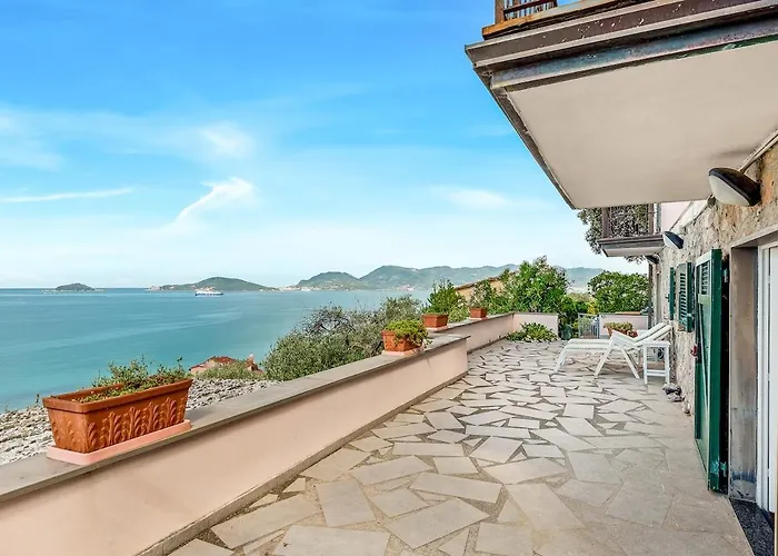La Terrazza Sul Mare Private Parking Ac Big Terrace Apartament Lerici