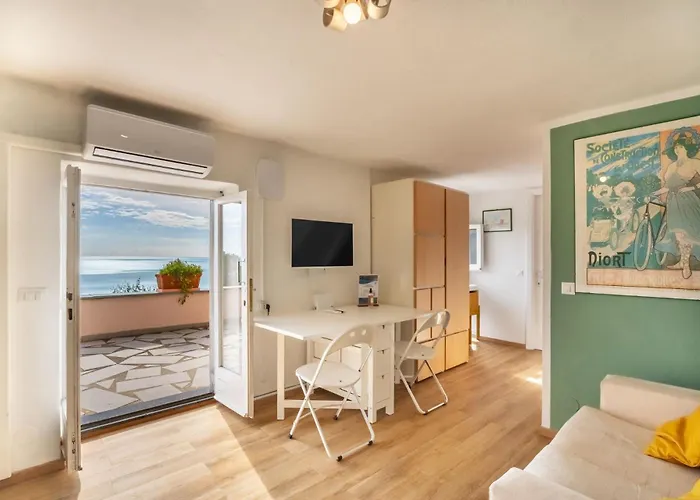 La Terrazza Sul Mare Private Parking Ac Big Terrace *